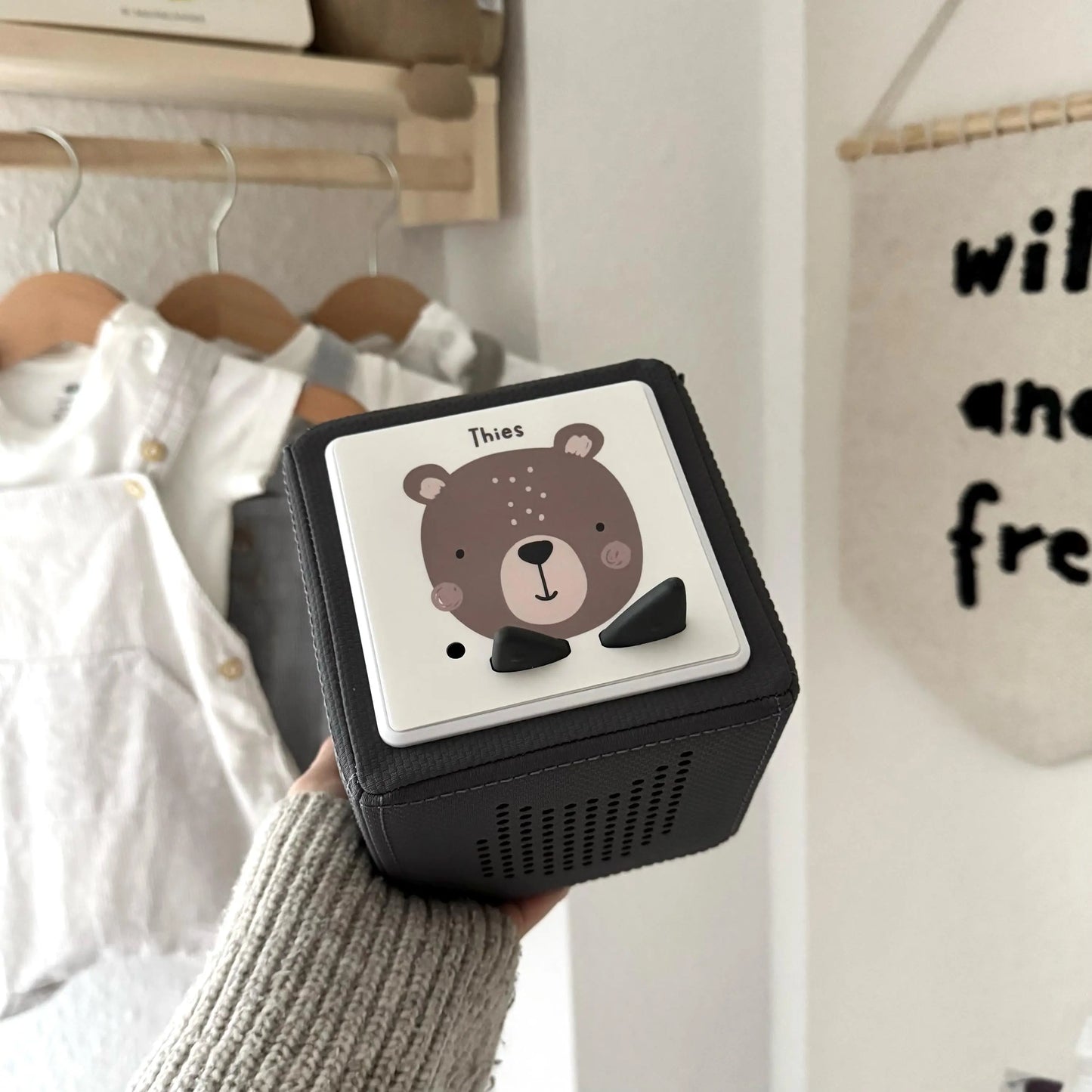 Toniebox Schutzfolie personaliesiert Bär Hauniper