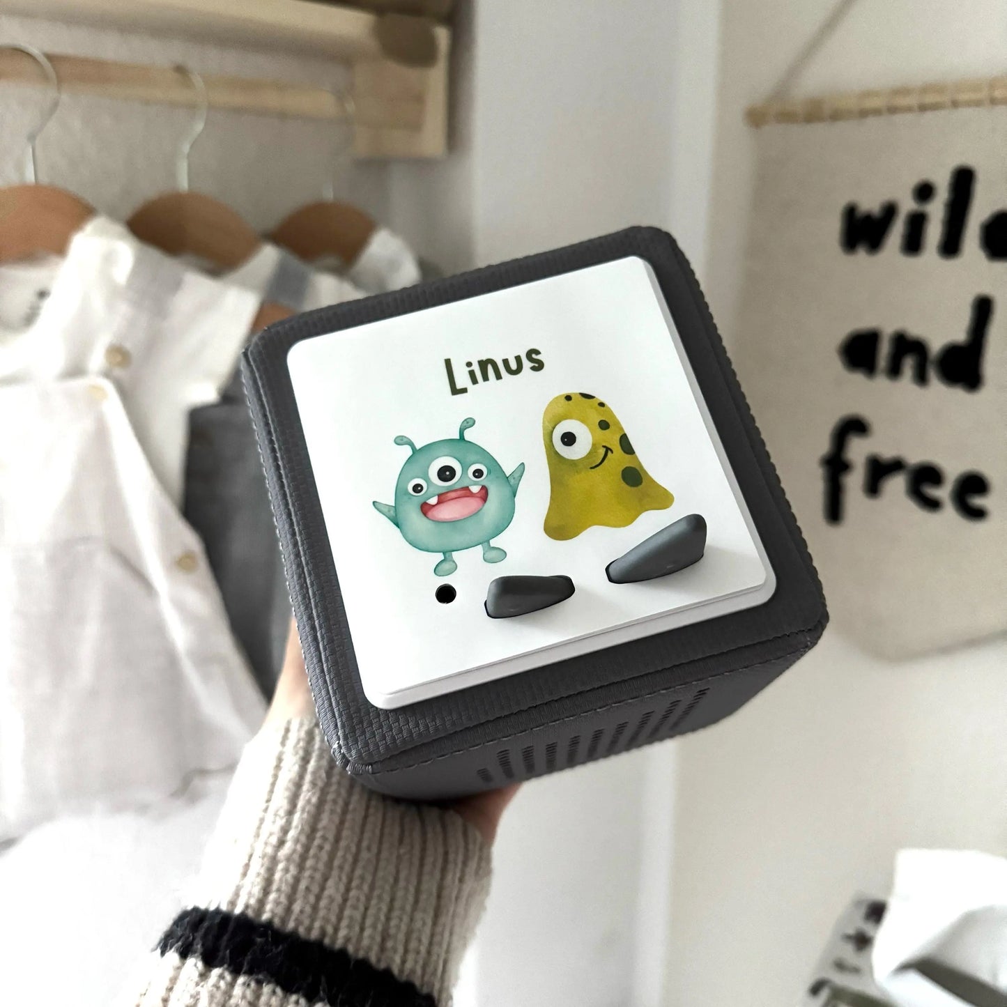 Toniebox Schutzfolie personalisiert Monster Hauniper