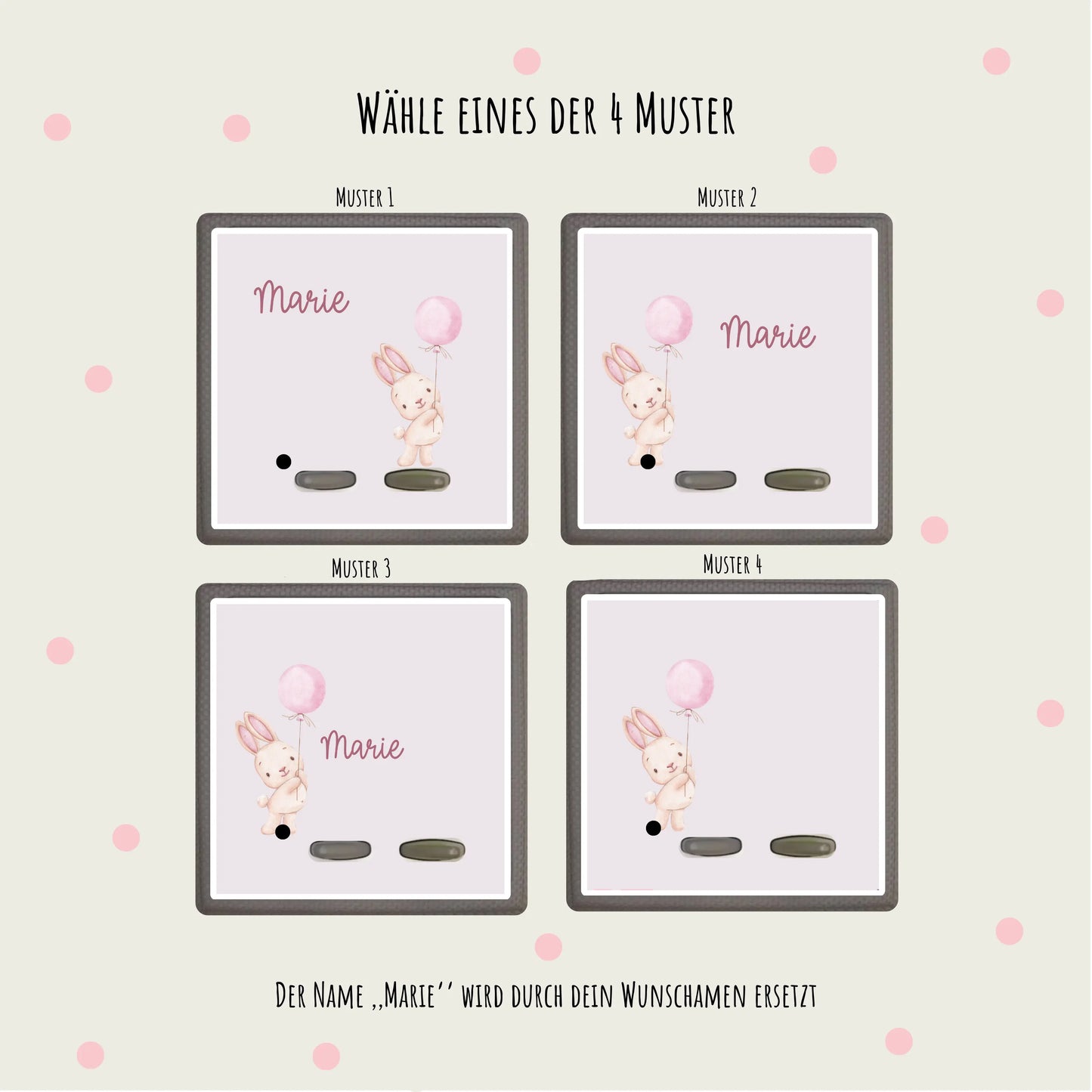 Toniebox Schutzfolie personalisiert Hase Hauniper