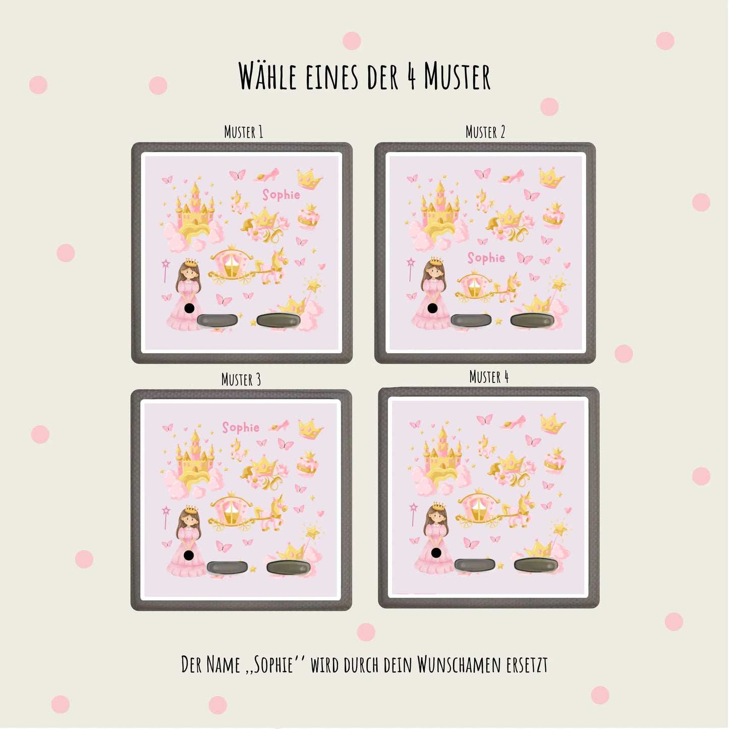Toniebox Schutzfolie personalisiert Prinzessin Hauniper