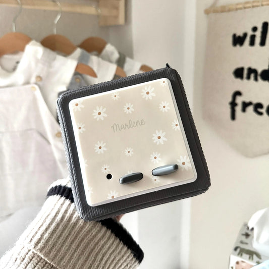 Toniebox Schutzfolie personalisiert Blumen Hauniper