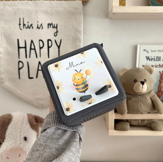 Toniebox Schutzfolie personalisiert Blume gelb Hauniper