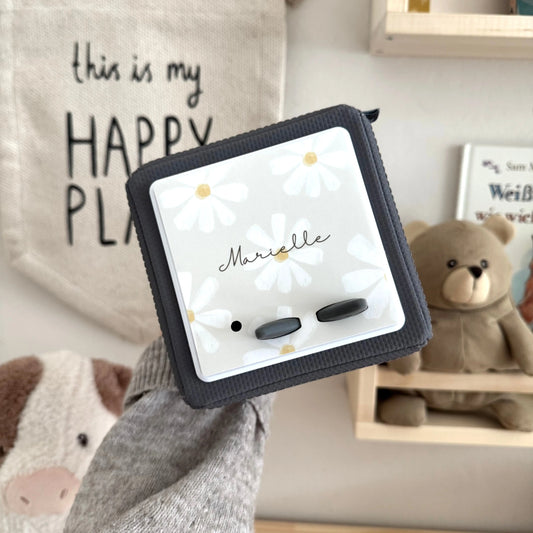Toniebox Schutzfolie personalisiert Blume beige Hauniper