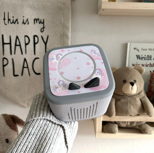 Toniebox 2 Schutzfolie personalisiert Einhorn Blumenwiese Hauniper