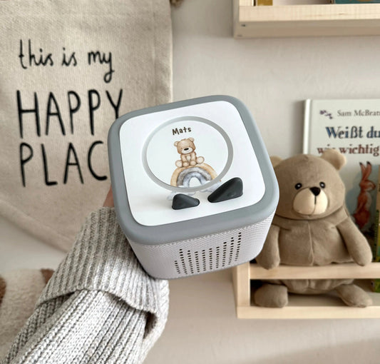 Toniebox 2 Schutzfolie personalisiert Teddy Regenbogen Hauniper