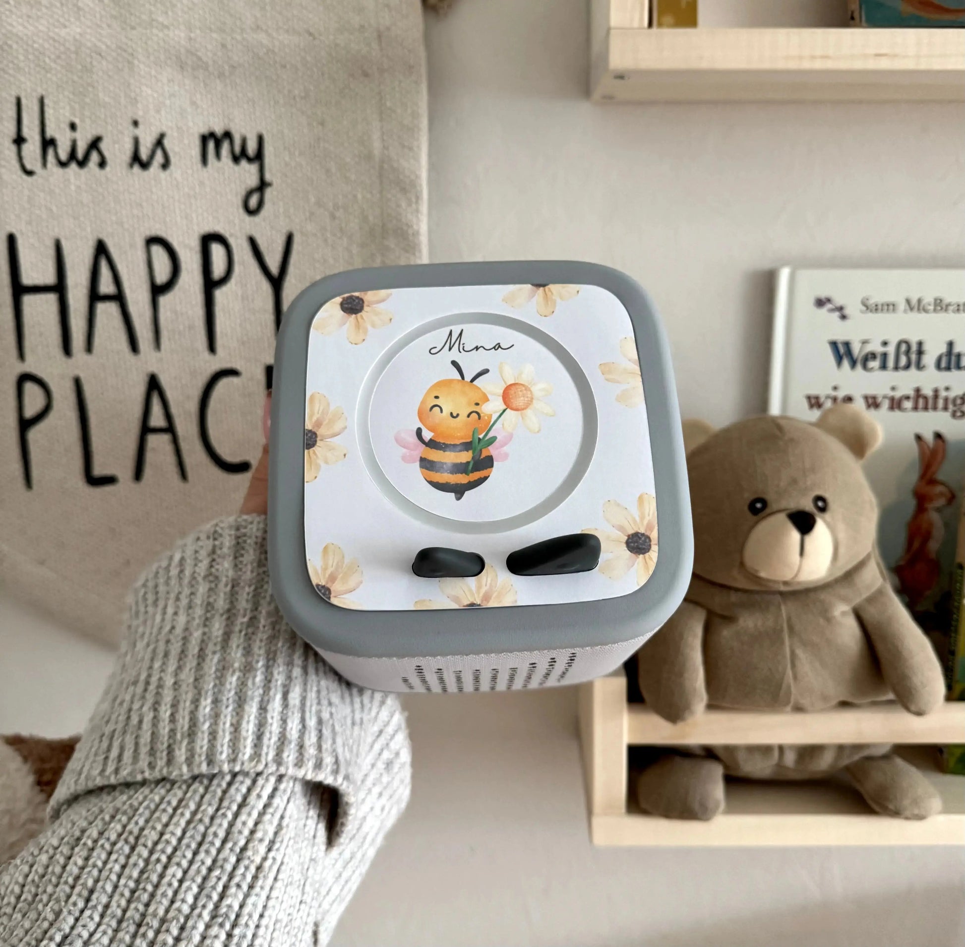 Toniebox 2 Schutzfolie personalisiert Biene Hauniper