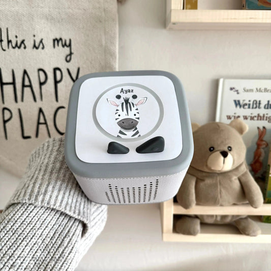 Toniebox 2 Schutzfolie personalisiert Zebra Hauniper