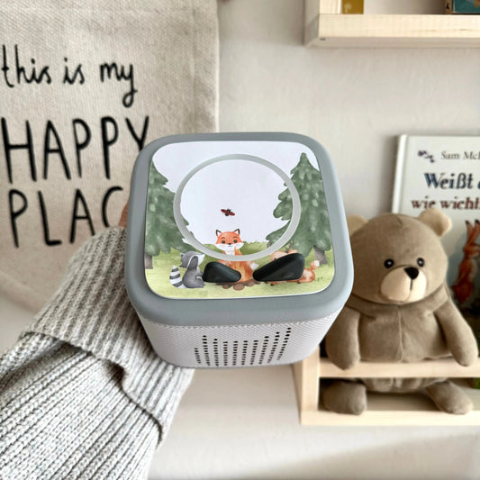 Toniebox 2 Schutzfolie personalisiert Blume beige Hauniper