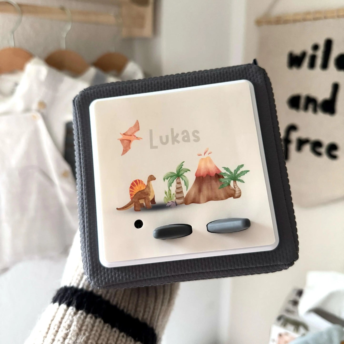 Toniebox Schutzfolie personalisiert Dinosaurier Hauniper