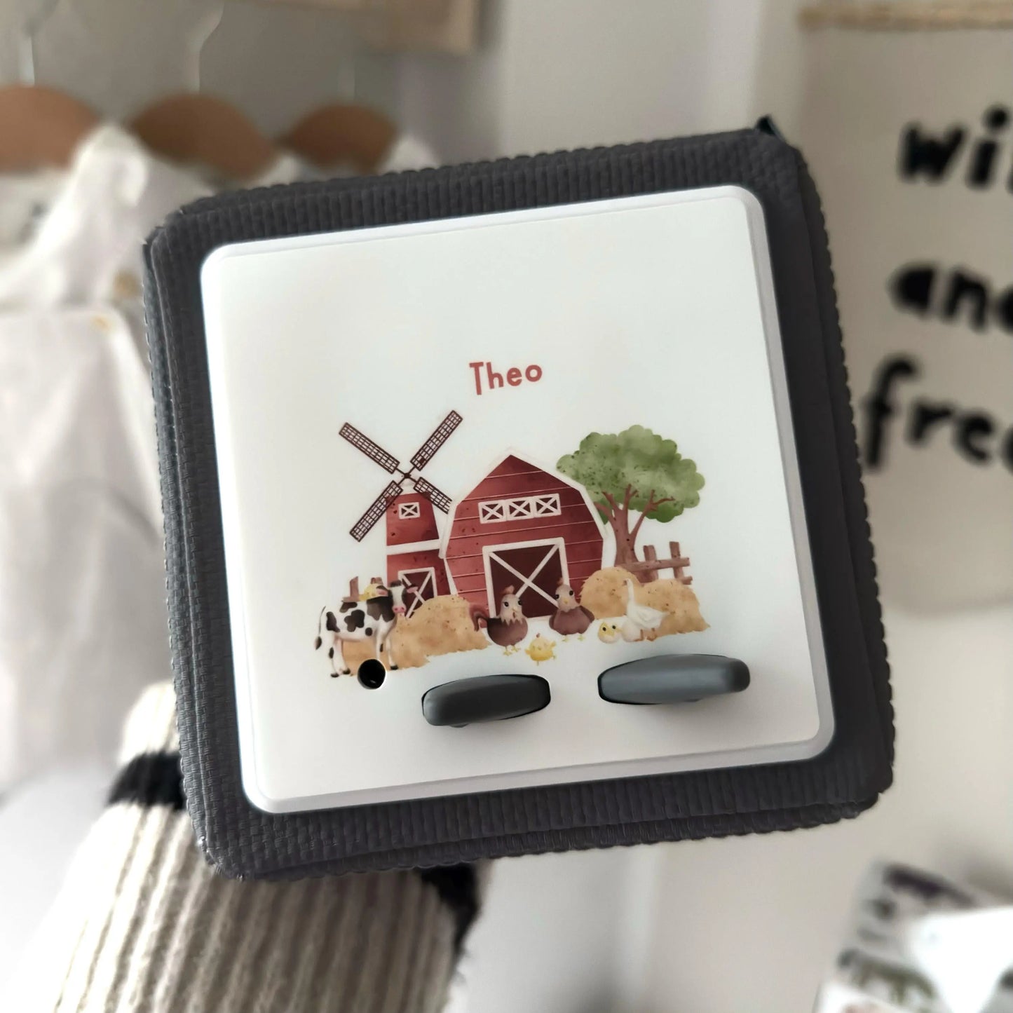 Toniebox Schutzfolie personalisiert Bauernhof Hauniper
