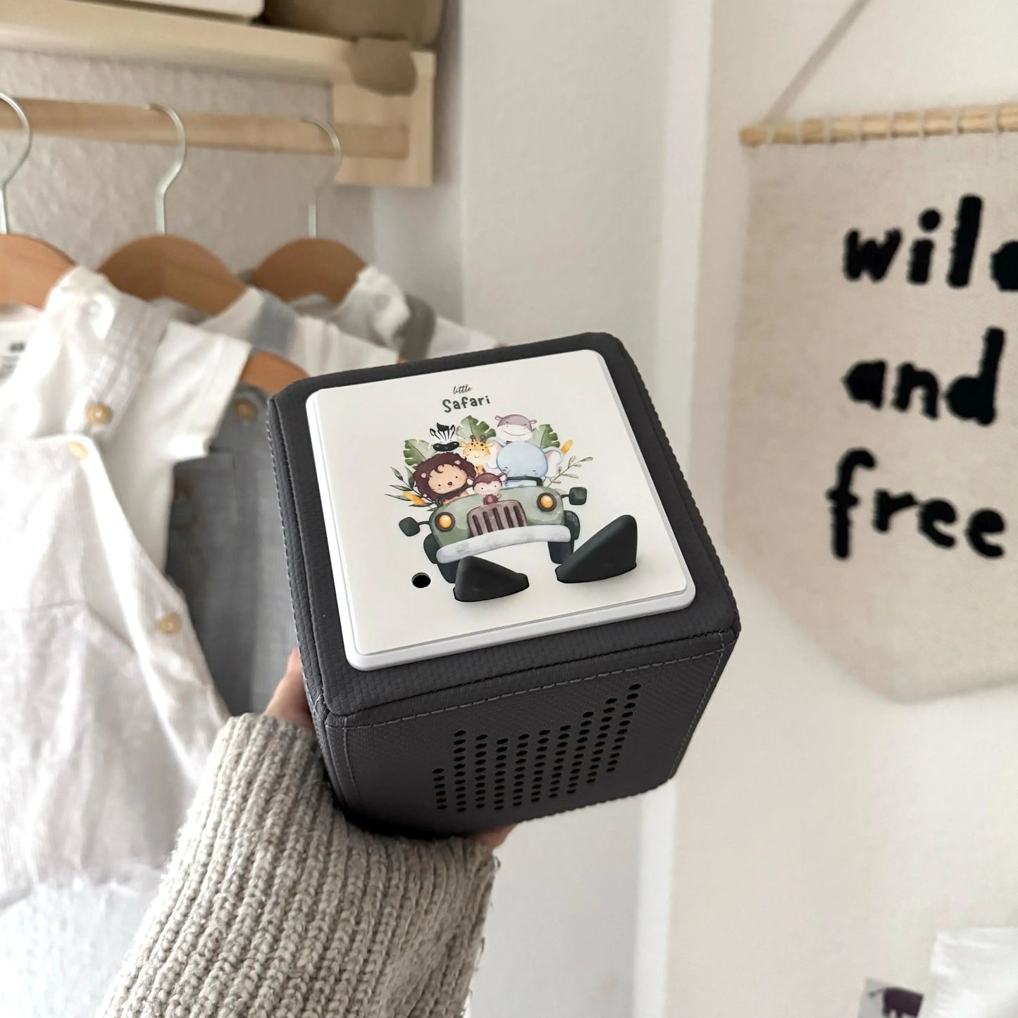 Toniebox Schutzfolie personalisiert Safari Hauniper