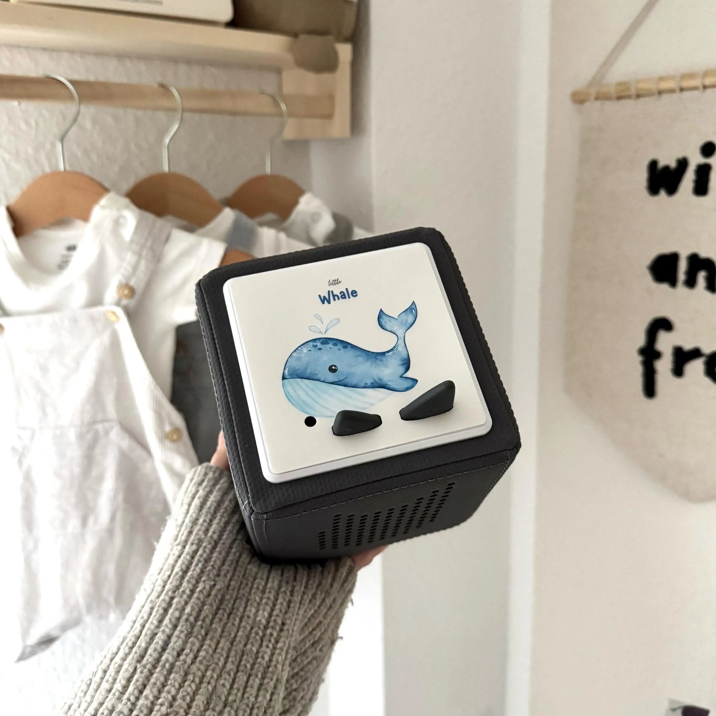 Toniebox Schutzfolie personalisiert Wal Hauniper