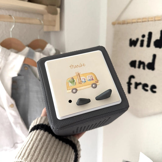 Toniebox Schutzfolie personalisierte Tierbus Hauniper