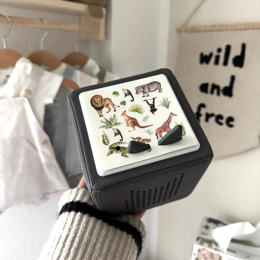 Toniebox Schutzfolie personalisiert Safari Hauniper