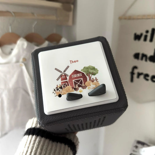 Toniebox Schutzfolie personalisiert Bauernhof Hauniper