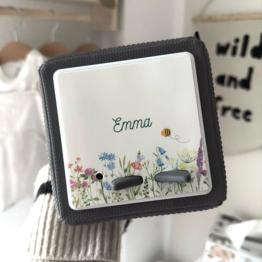 Toniebox Schutzfolie personalisiert Blumen Hauniper