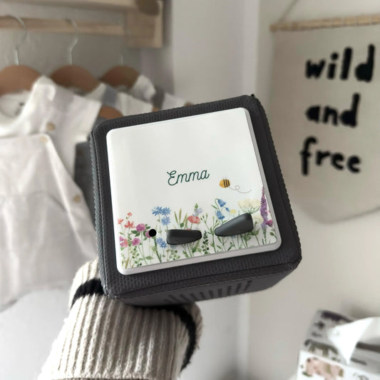 Toniebox Schutzfolie personalisiert Blumen Hauniper