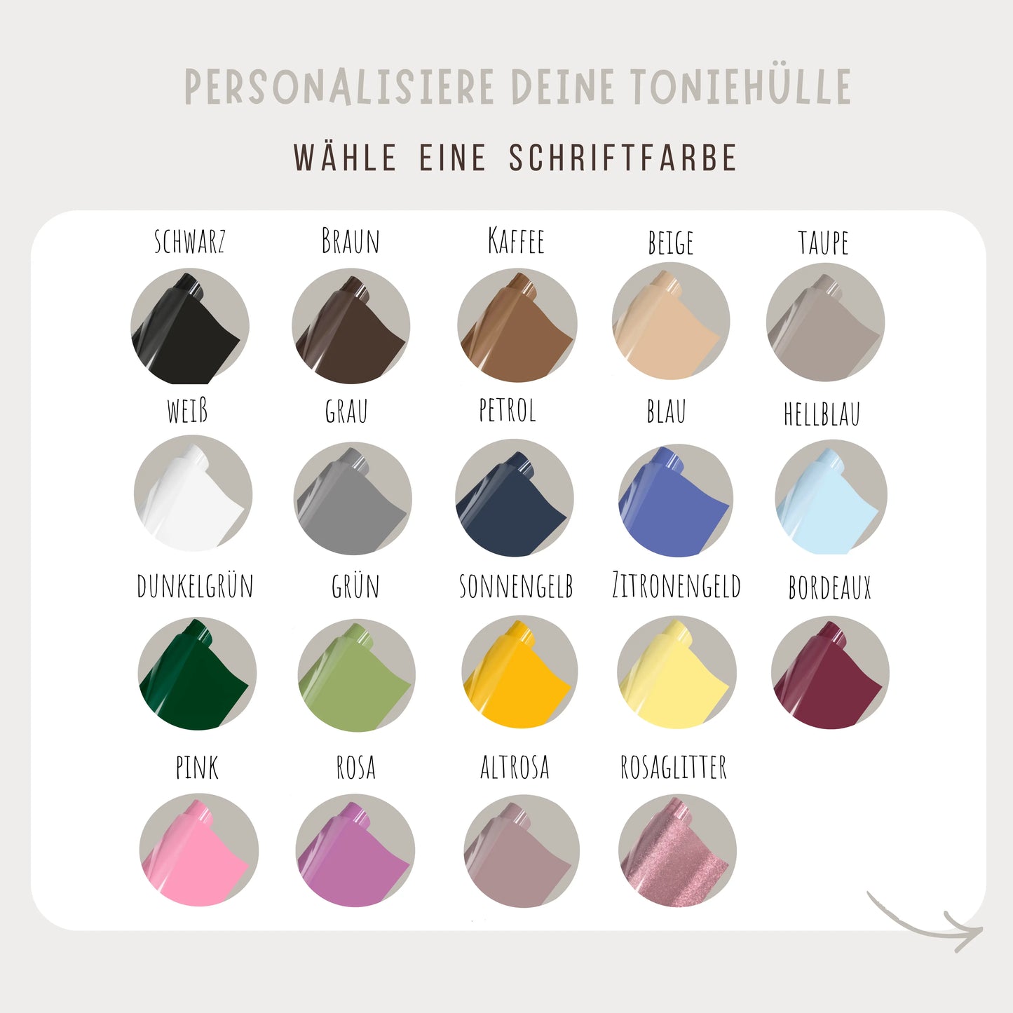 Toniebox 2 Schutzhülle Breitcord hellbraun Hauniper