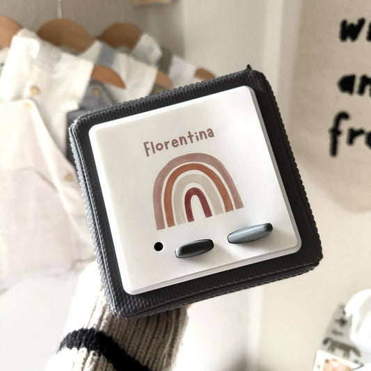 Toniebox Schutzfolie personalisiert Regenbogen Hauniper