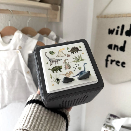 Toniebox Schutzfolie personalisiert Dinosaurier Hauniper