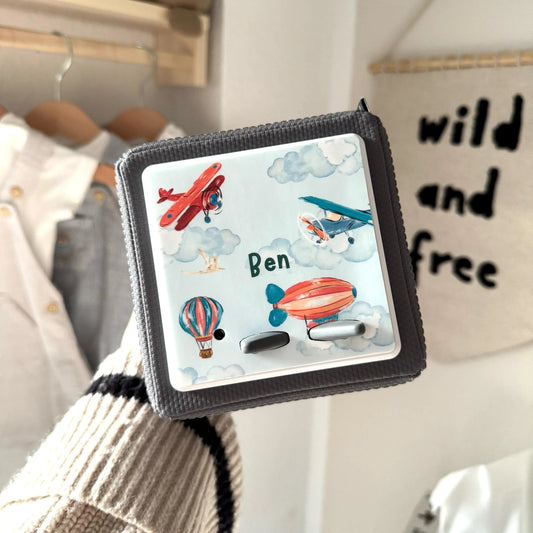 Toniebox Schutzfolie personalisiert Flugzeuge Hauniper