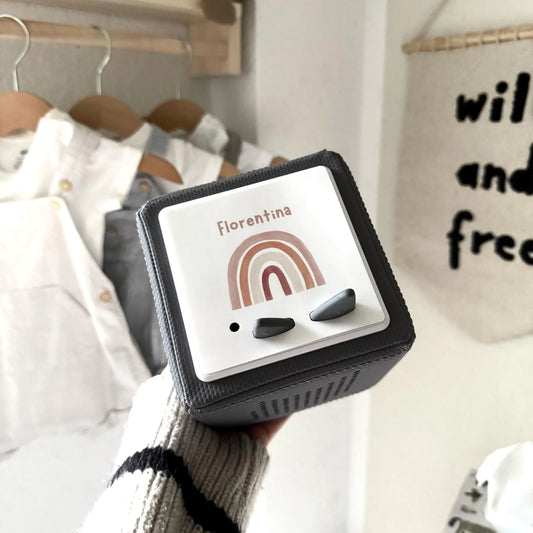 Toniebox Schutzfolie personalisiert Regenbogen Hauniper