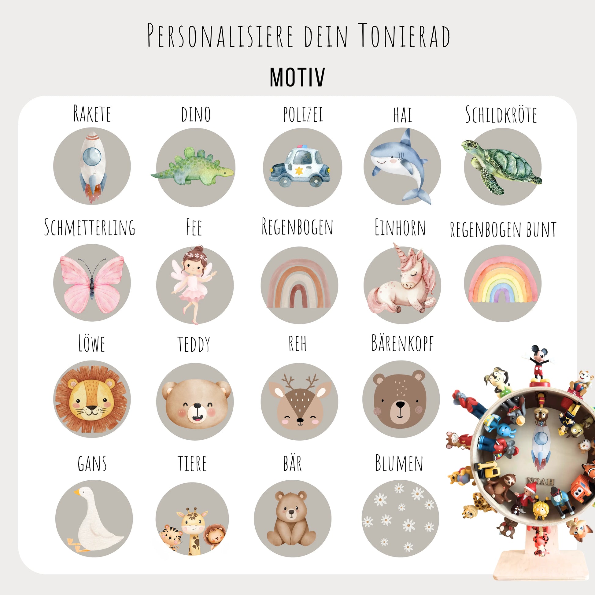 Personalisiertes Tonierad Motiv Hauniper