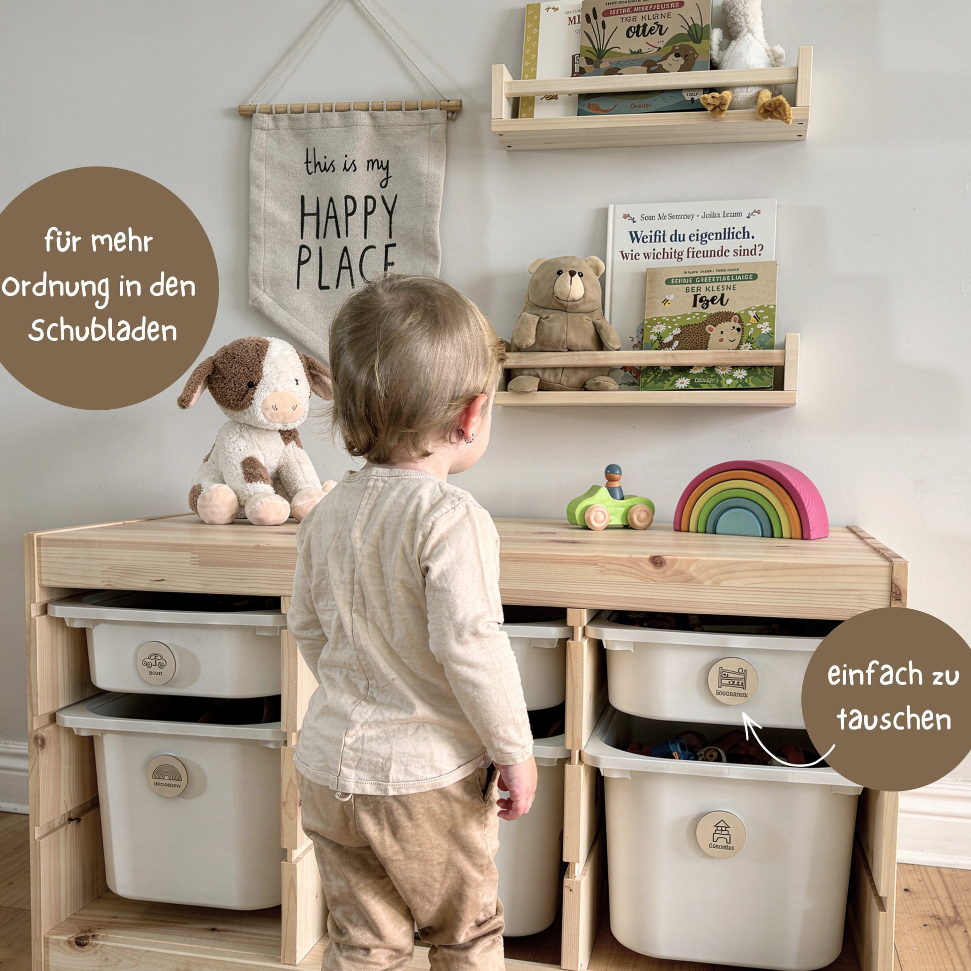 Ordnungsetiketten Kinderzimmer Hauniper