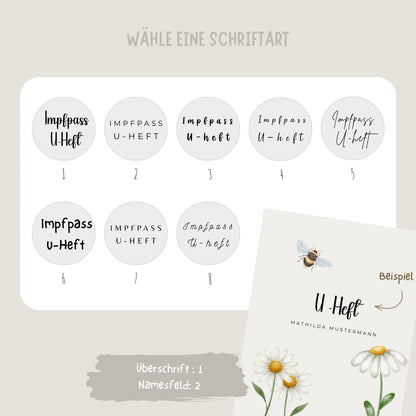U-Heft & Impfpass Hülle Set Hauniper