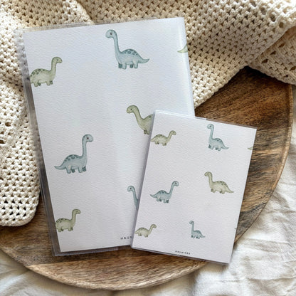 U-Heft & Impfpass Hülle Set Dinosaurier Hauniper