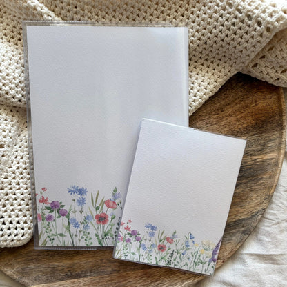 U-Heft & Impfpass Hülle Set Blumenwiese Hauniper