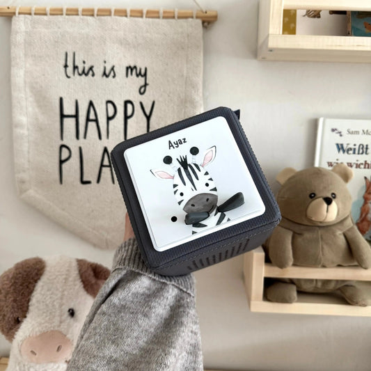 Toniebox Schutzfolie personalisiert Zebra Hauniper