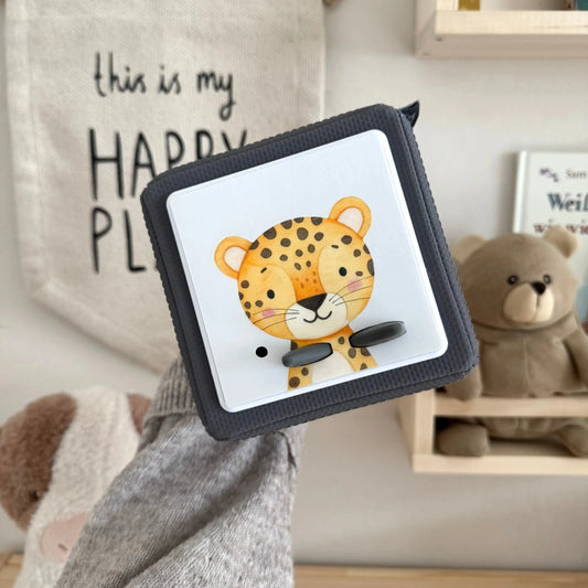 Toniebox Schutzfolie personalisiert Leopard Hauniper