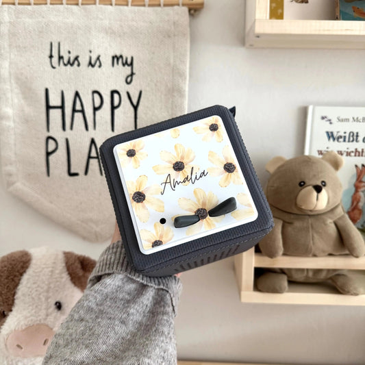 Toniebox Schutzfolie personalisiert Blume gelb Hauniper