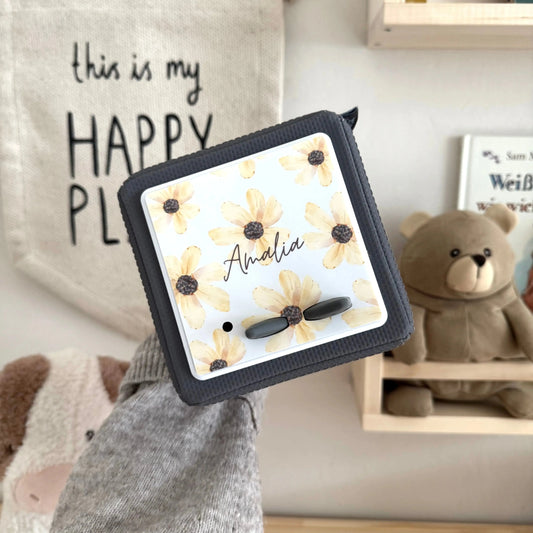 Toniebox Schutzfolie personalisiert Blume gelb Hauniper