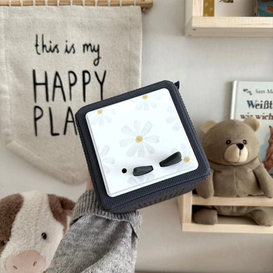 Toniebox Schutzfolie personalisiert Blume beige Hauniper