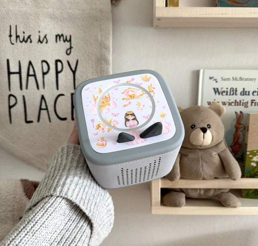 Toniebox 2 Schutzfolie personalisiert Teddy Regenbogen Hauniper