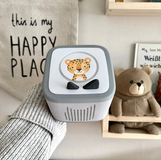 Toniebox 2 Schutzfolie personalisiert Leopard Hauniper