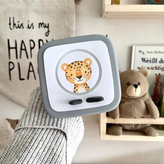 Toniebox 2 Schutzfolie personalisiert Leopard Hauniper
