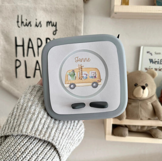 Toniebox 2 Schutzfolie personalisiert Tierbus Hauniper