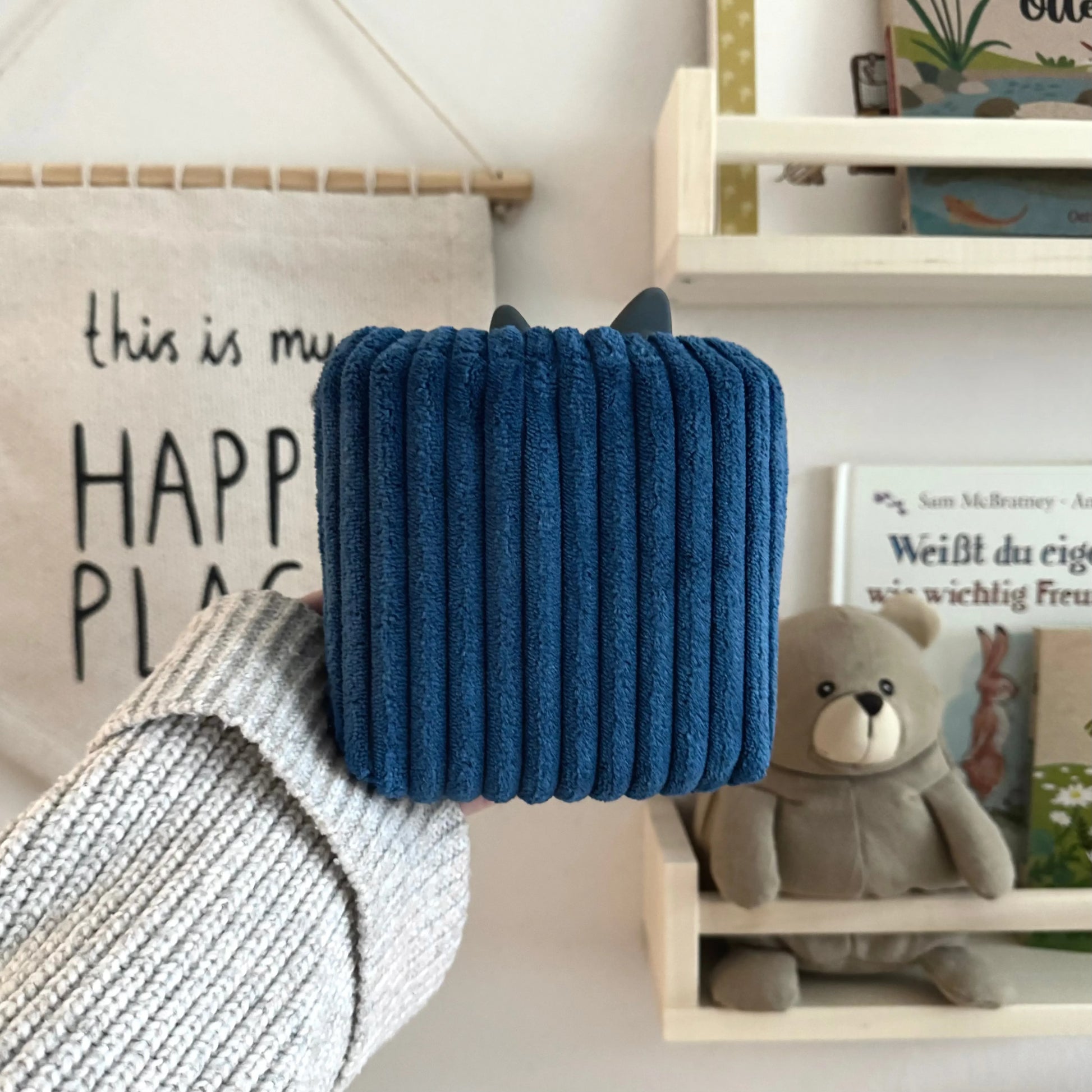 Toniebox 2 Schutzhülle Breitcord Königsblau Hauniper