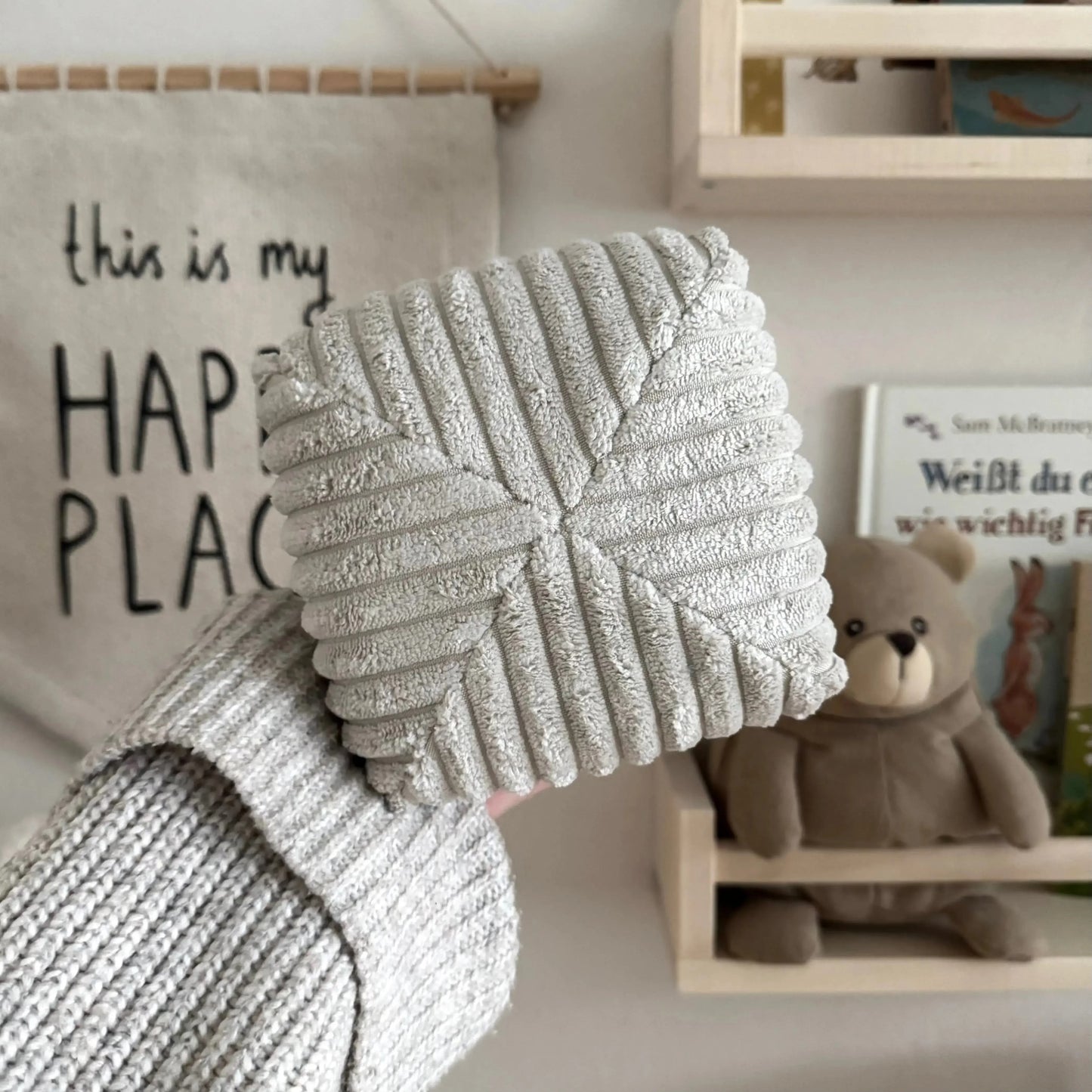 Toniebox 2 Schutzhülle Breitcord creme Hauniper