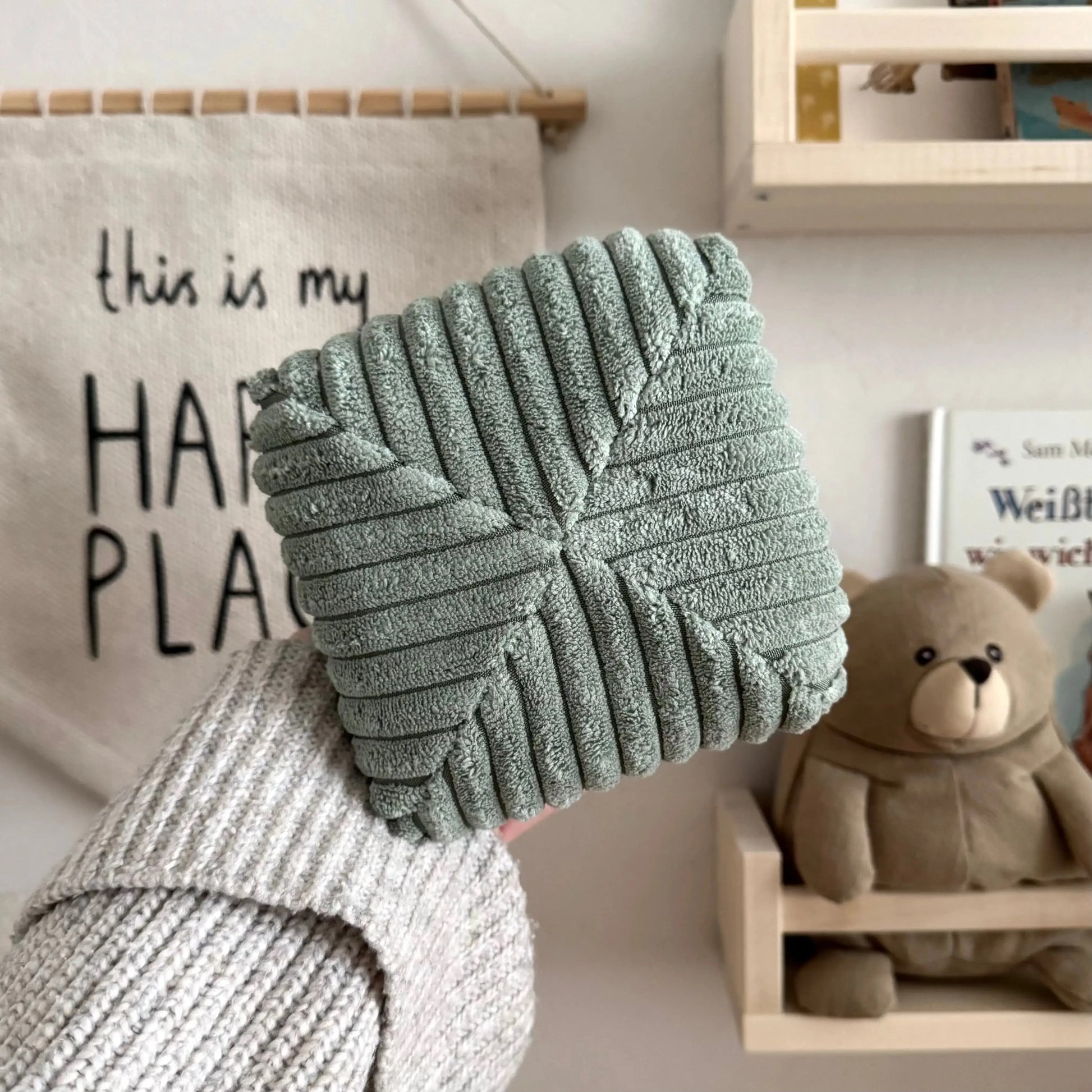 Toniebox 2 Schutzhülle Breitcord waldgrün Hauniper