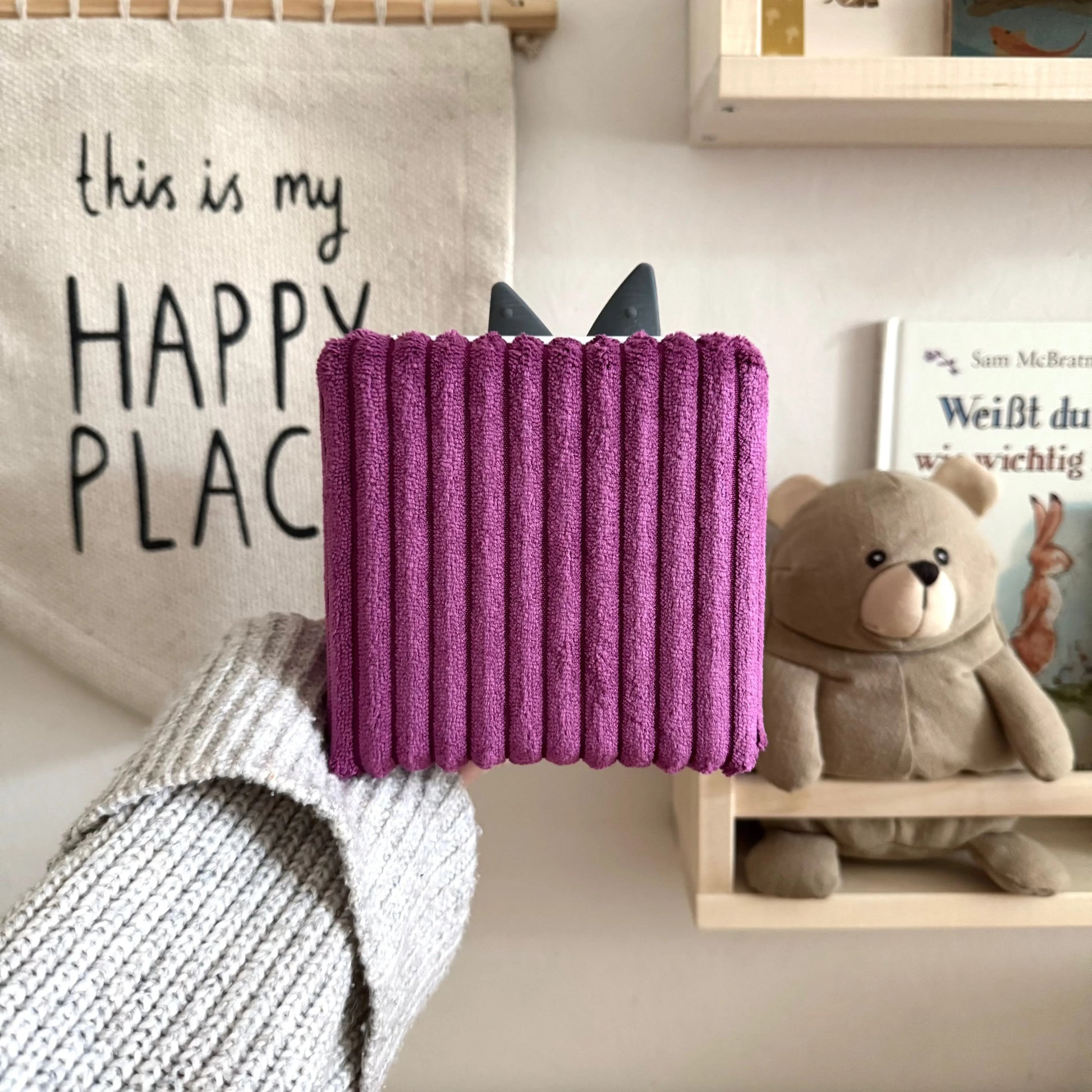 Toniebox Schutzhülle Breitcord beere Hauniper