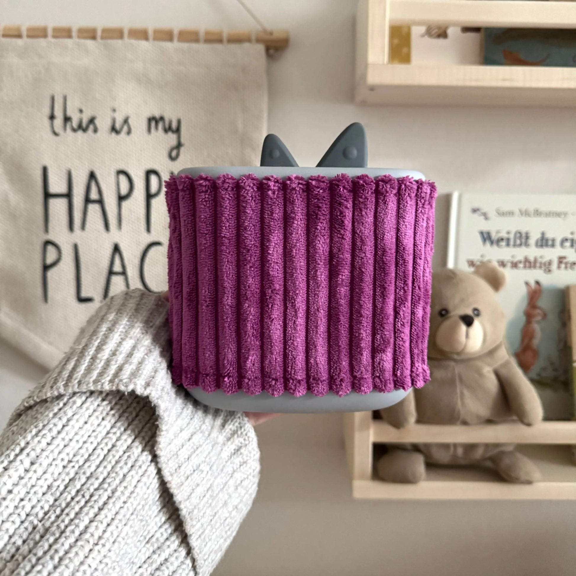 Toniebox 2 Schutzhülle Breitcord beere Hauniper