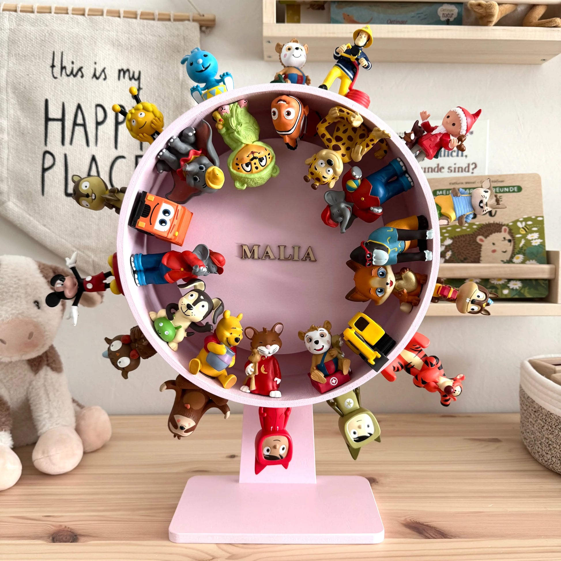 Personalisiertes Tonierad rosa Hauniper