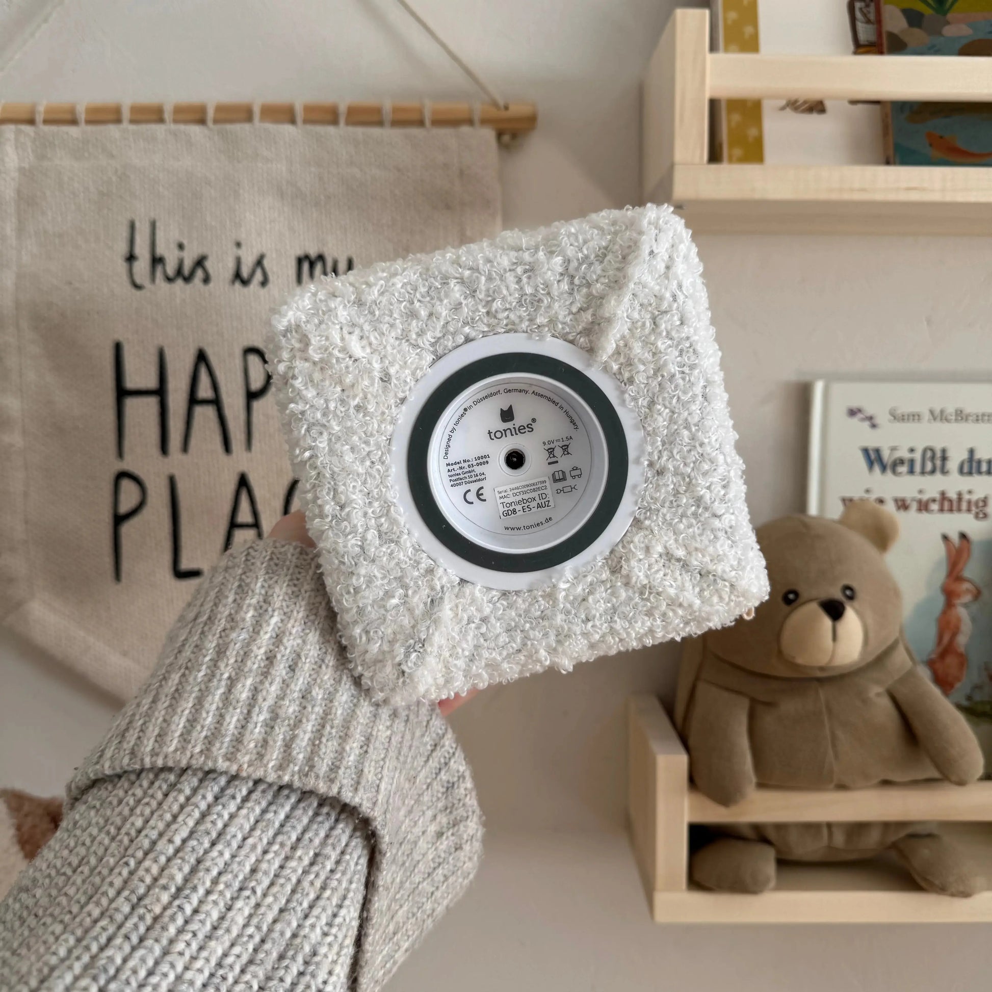 Toniebox Schutzhülle Teddy Creme Hauniper