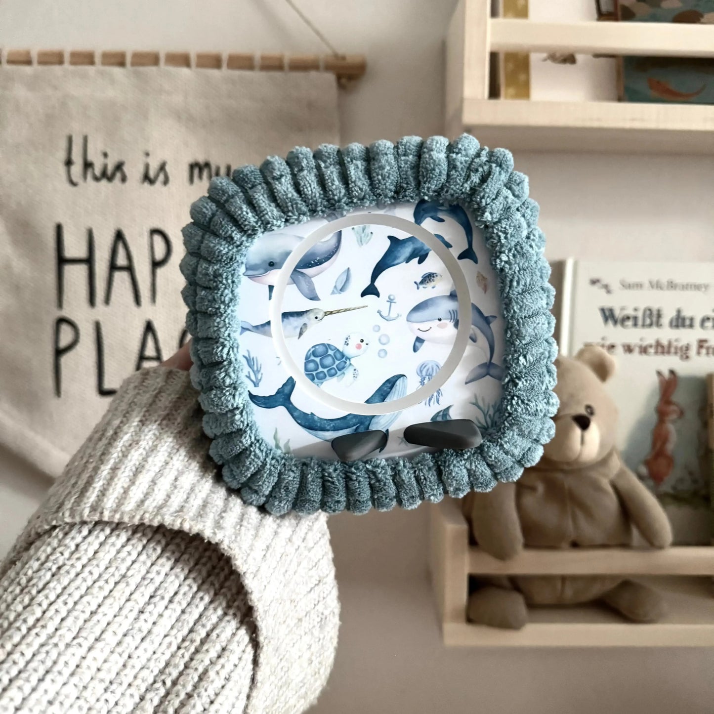 Toniebox 2 Schutzhülle Breitcord petrol Hauniper