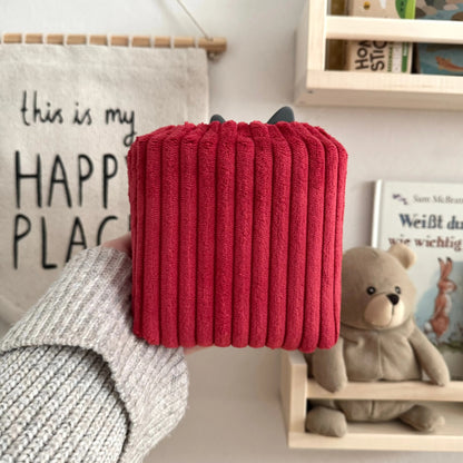 Toniebox 2 Schutzhülle Breitcord kirschrot Hauniper