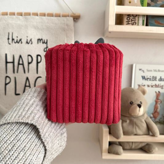 Toniebox 2 Schutzhülle Breitcord kirschrot Hauniper